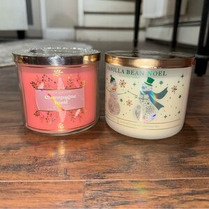 Bath and Body Works 3 Wick Candle Set